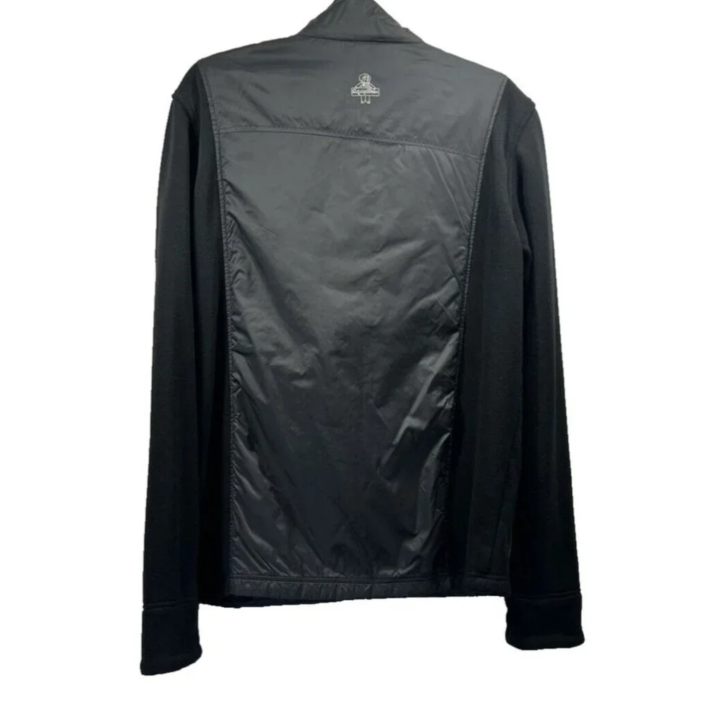 Refrigiwear Mens Jacket XL Fleece‎ Soft Shell Lightweight Pockets Black Full Zip